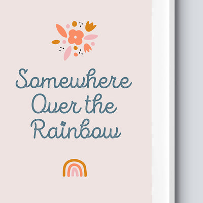 Rainbow Nursery Prints Set of 2-Print Sets-Tigercub Prints-Yes Bebe