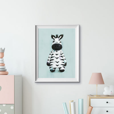 Safari Animals Set of 4 Nursery Prints-Tigercub Prints-Yes Bebe