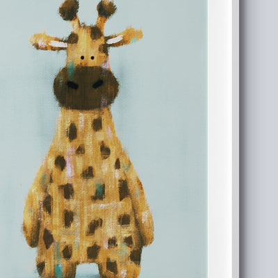 Safari Giraffe Nursery Print-Wall Prints-Tigercub Prints-Yes Bebe