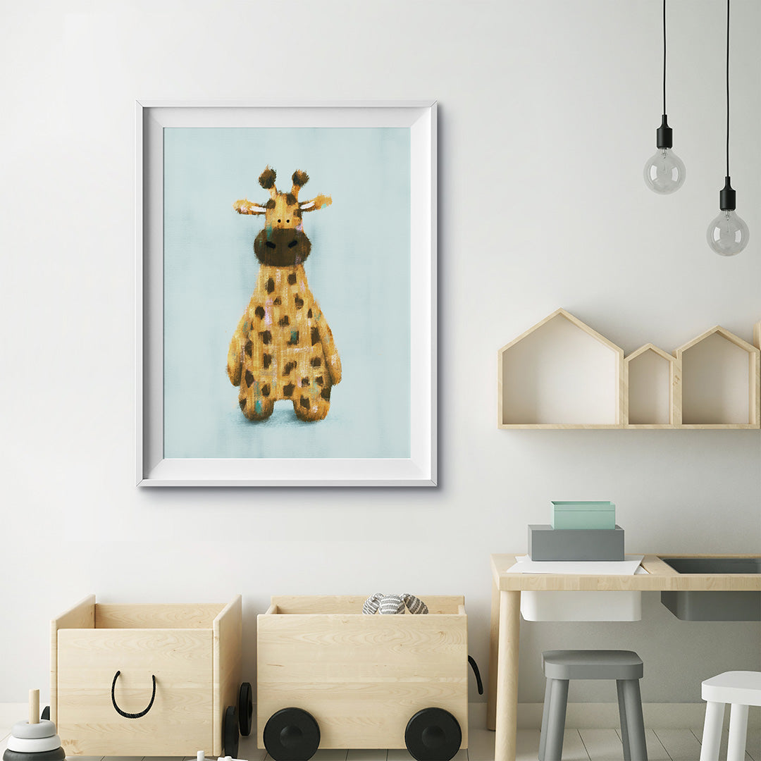 Safari Giraffe Nursery Print-Wall Prints-Tigercub Prints-Yes Bebe