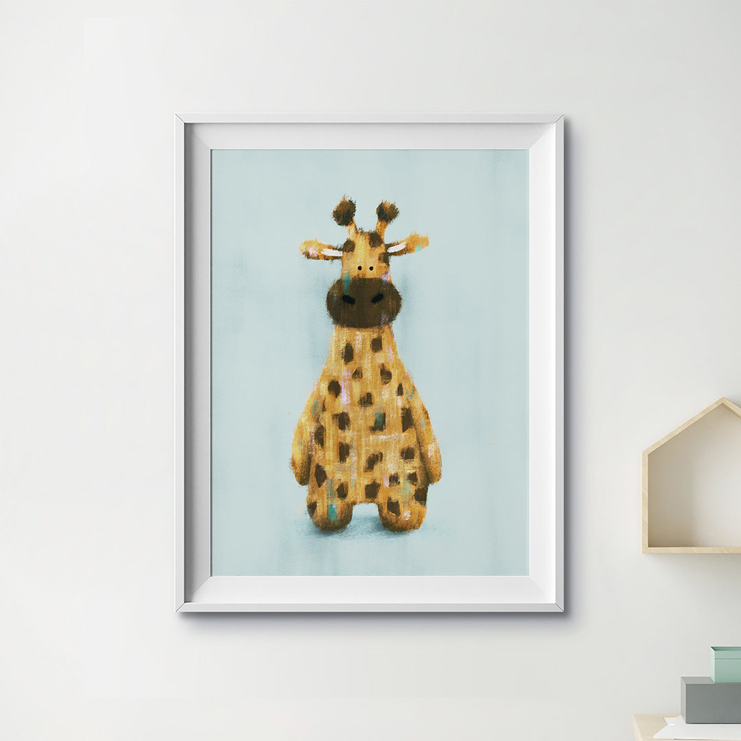 Safari Giraffe Nursery Print-Wall Prints-Tigercub Prints-Yes Bebe