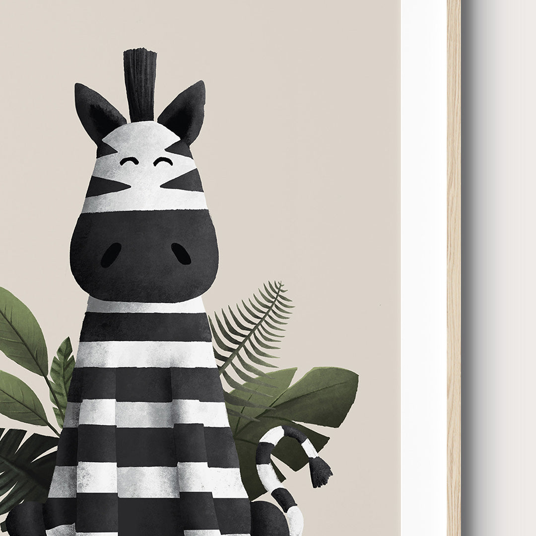 Scandi Safari Animals Nursery Prints Set of 4-Tigercub Prints-Yes Bebe