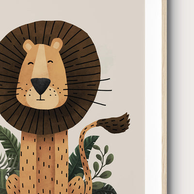 Scandi Safari Nursery Prints Set of 3-Tigercub Prints-Yes Bebe