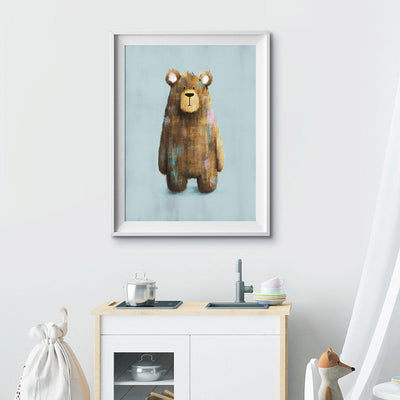 Woodland Bear Nursery Print-Tigercub Prints-Yes Bebe