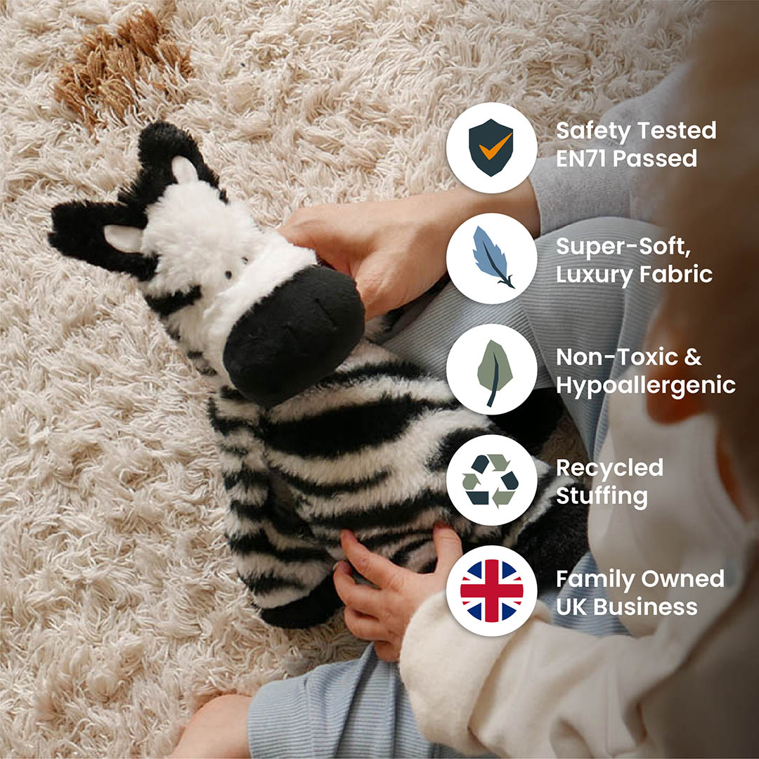 Zebra Soft Toy-Animal Soft Toys-Tigercub Prints-Zebra Soft Toy-Yes Bebe