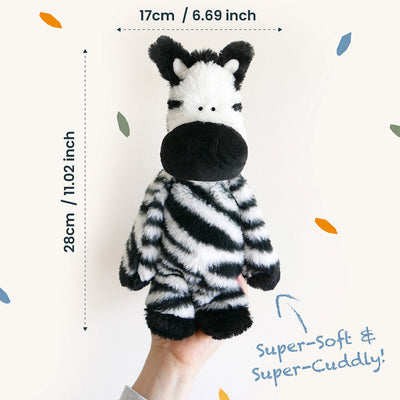 Zebra Soft Toy-Animal Soft Toys-Tigercub Prints-Zebra Soft Toy-Yes Bebe