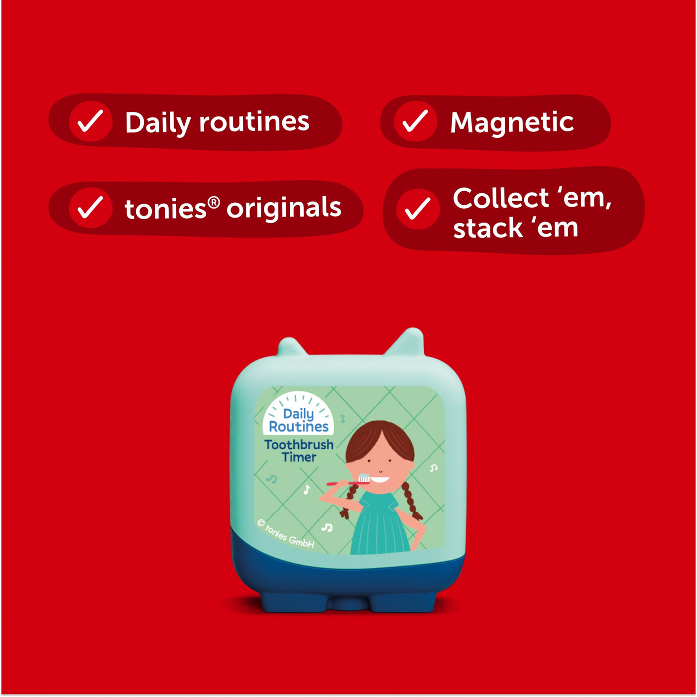 Daily Routines Toothbrush Timer Clever Pocket Tonie-Audioplayer Character-Tonies-Yes Bebe