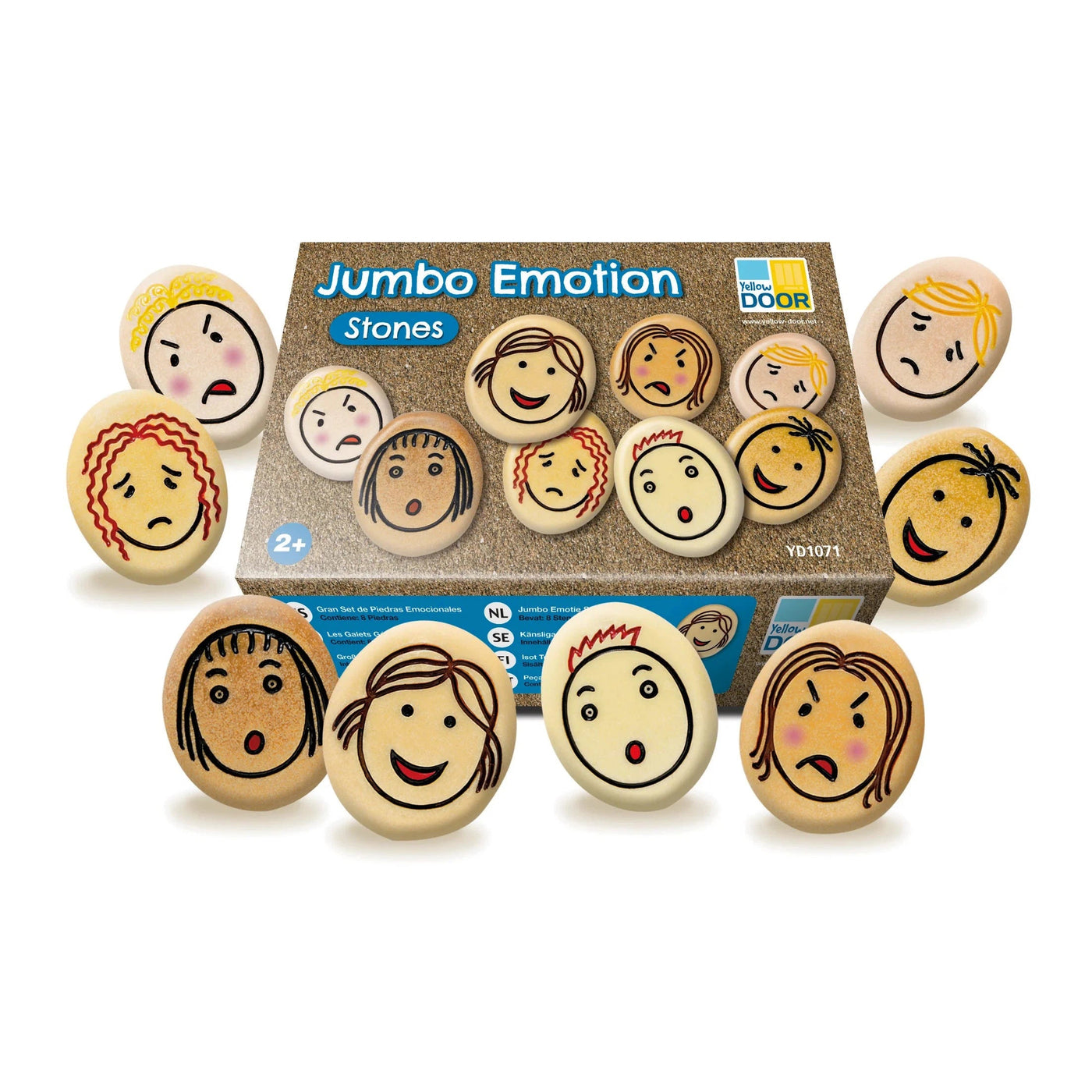 Jumbo Emotion Stones-Emotion Toys-Yellow Door-Yes Bebe