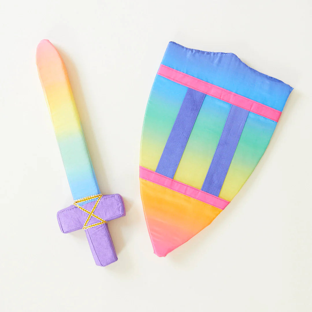 Rainbow Sword & Shield Playset-Yes Bebe-Yes Bebe