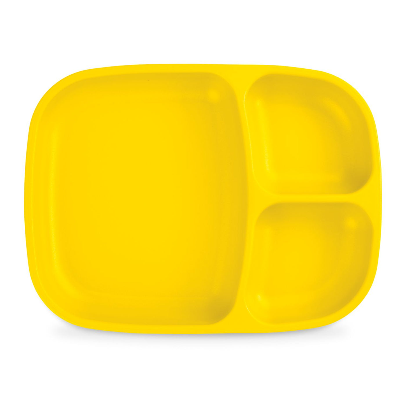 Recycled Large Divided Tray - Yellow