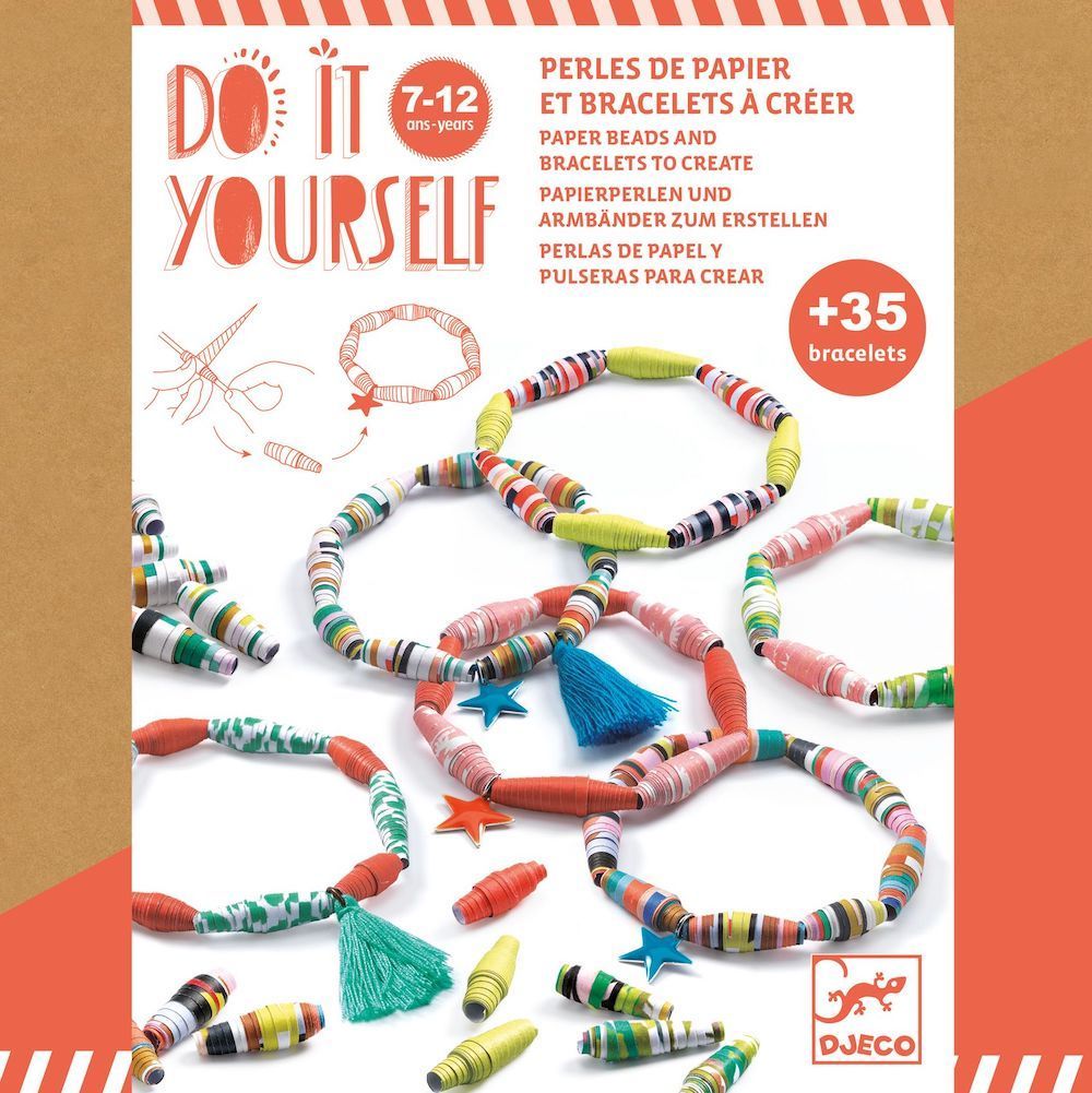 Do It Yourself Paper Beads Pop and Acidulous - Jewellery Making Kit