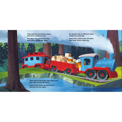 Train Off The Rails: A Green Toys Story Book