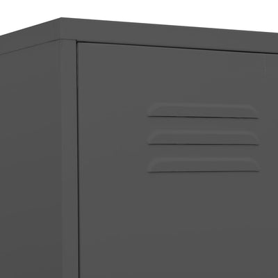 Steel Locker Cabinet 35 x 46 x 180 cm