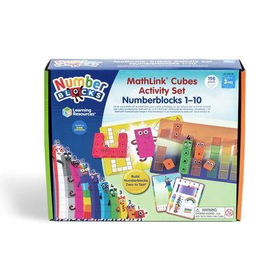 MathLink® Cubes Numberblocks® 1-10 Activity Set - Early Years Maths Learning with CBeebies Characters