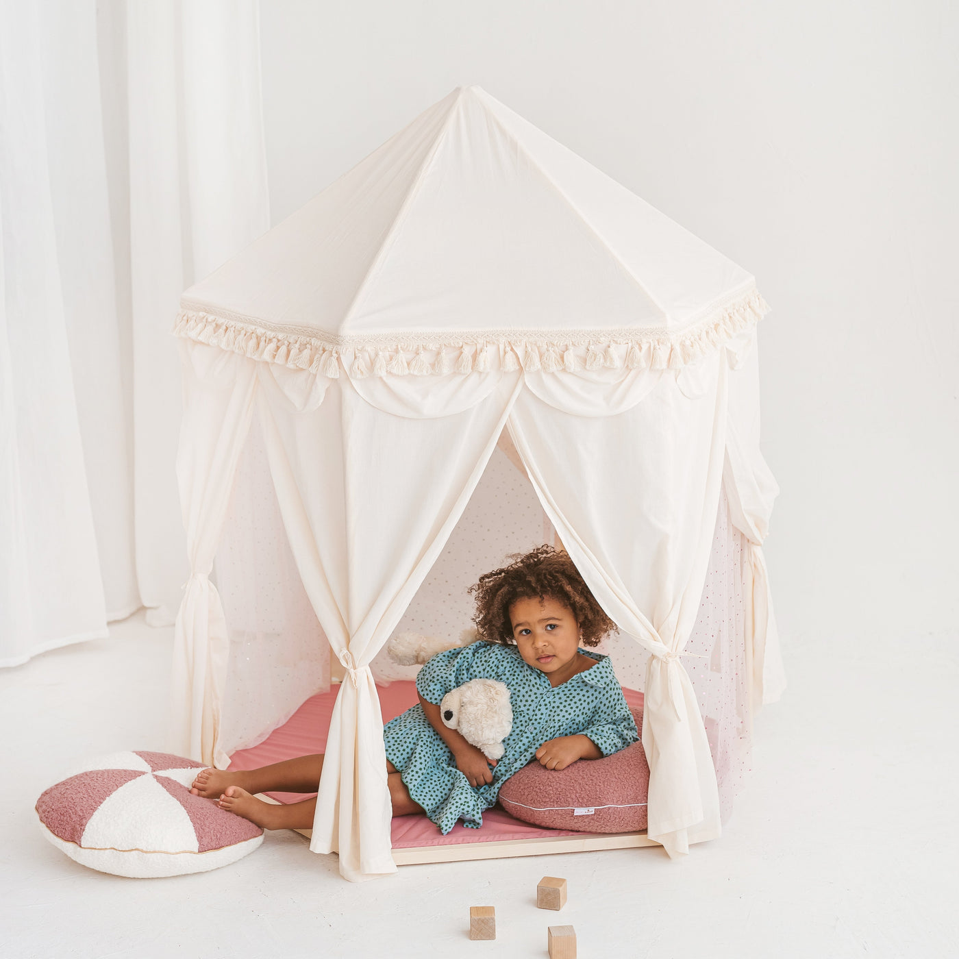 Minicamp Boho Indoor Playhouse Tent In Pavilion Shape-Teepee-minicamp-Yes Bebe