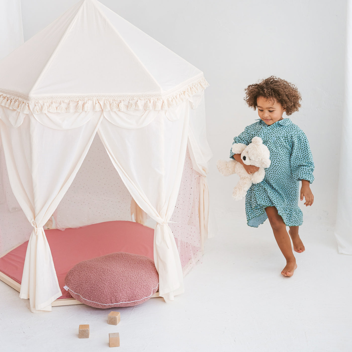 Minicamp Boho Indoor Playhouse Tent In Pavilion Shape-Teepee-minicamp-Yes Bebe