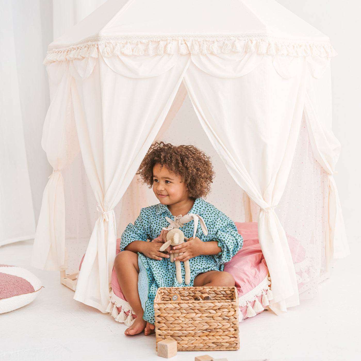 Minicamp Boho Indoor Playhouse Tent In Pavilion Shape-Teepee-minicamp-Yes Bebe