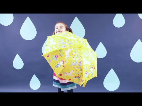 Colour Changing Umbrella - Rainbow Unicorn