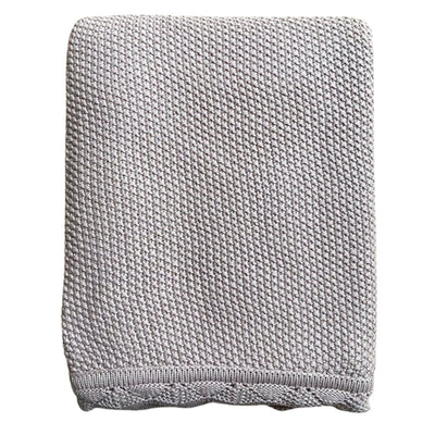 Knitted Blanket - Mauve