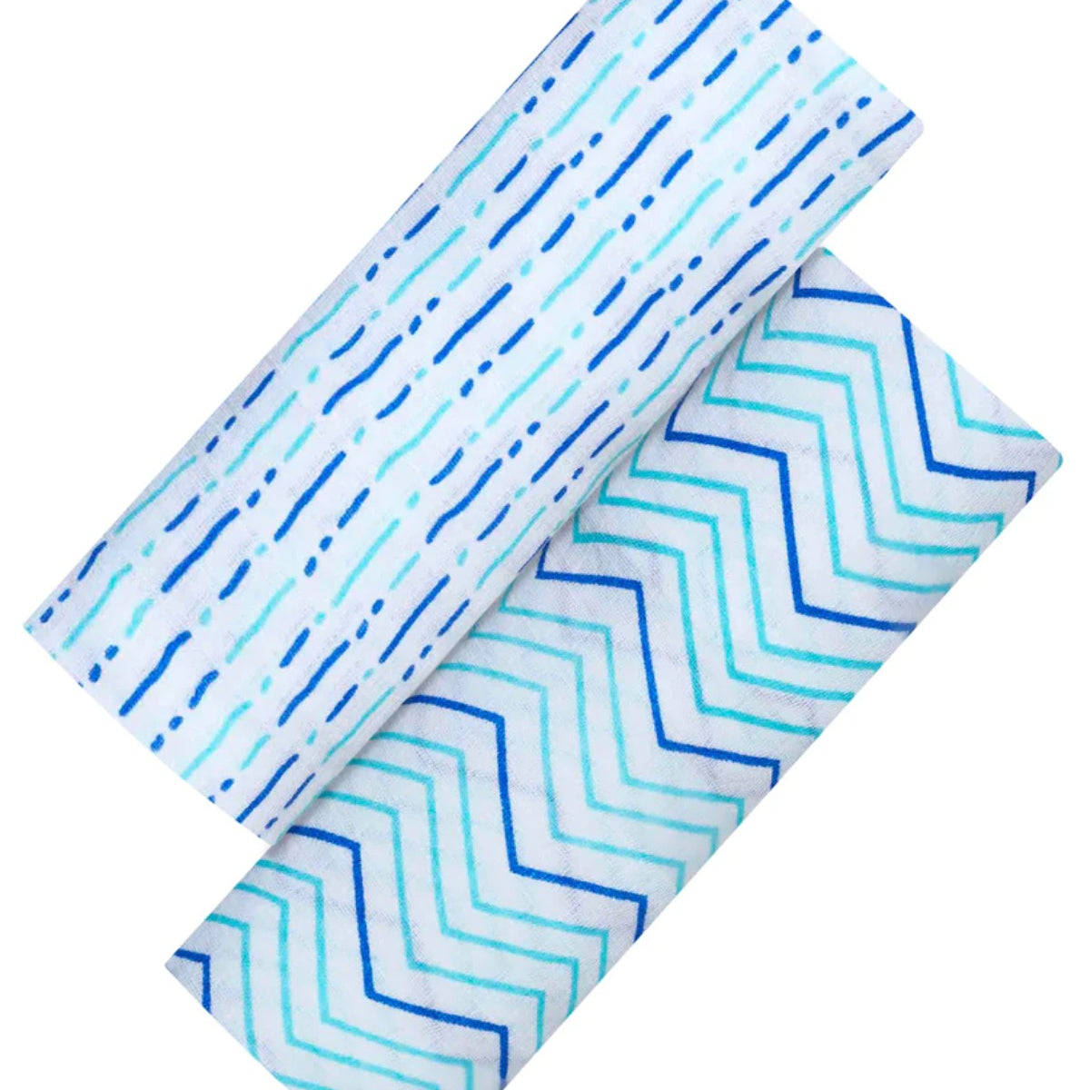 Organic Swaddle Set - Shades Of Blue