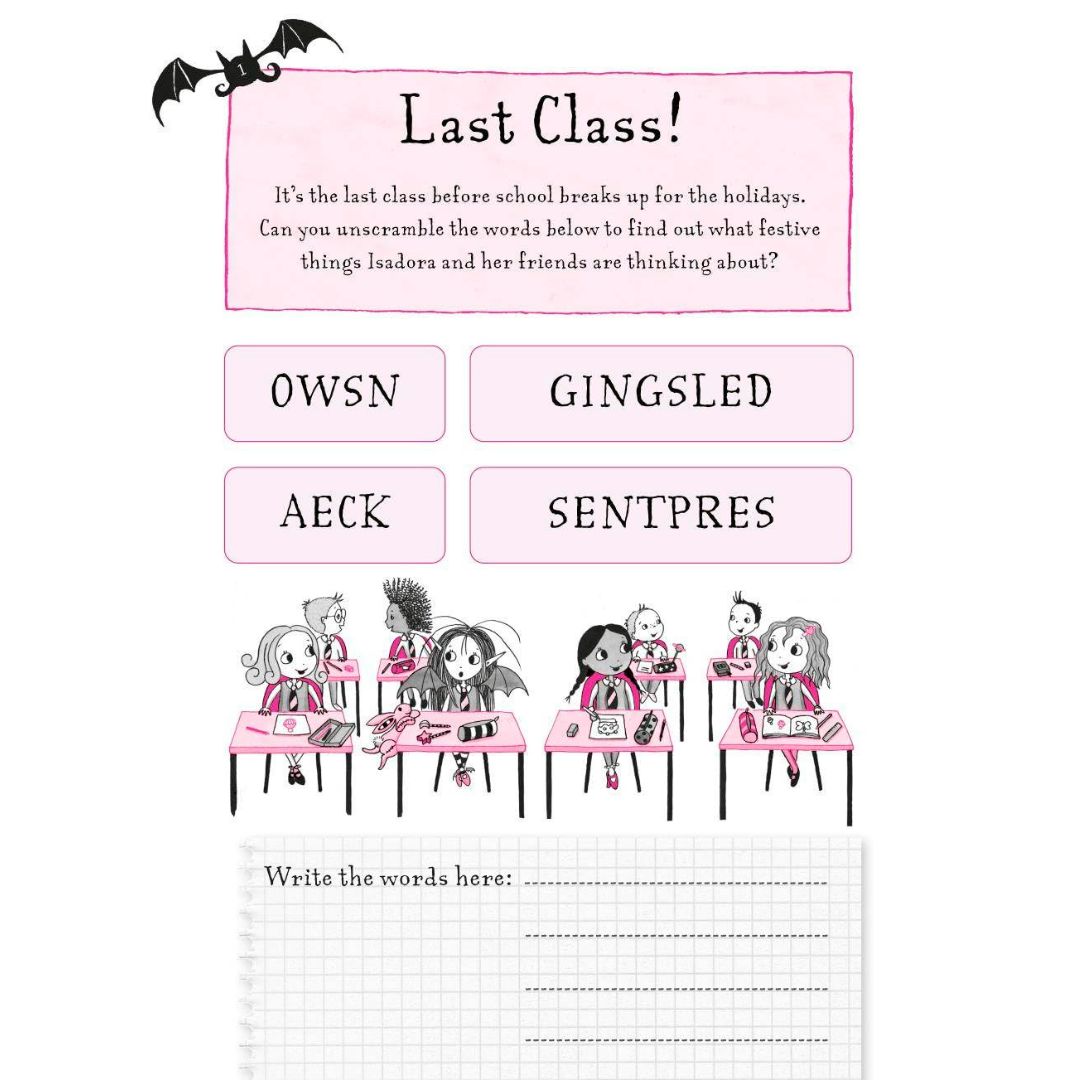 Isadora Moon: The Winter Sparkle Activity Book