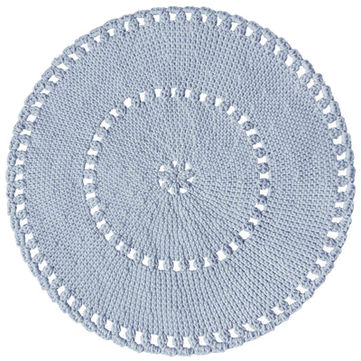 Crochet Boho Rug | Baby Blue-vendor-unknown-Yes Bebe
