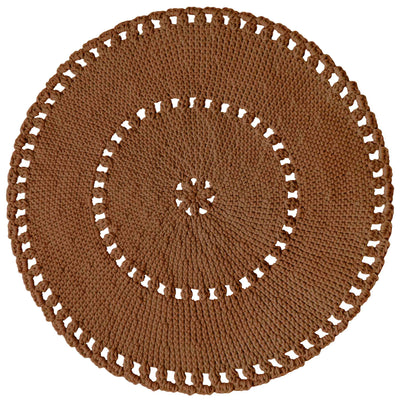 Crochet Boho Rug | Cinnamon-vendor-unknown-Yes Bebe