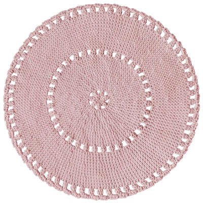 Crochet Boho Rug | Powder Pink-vendor-unknown-Yes Bebe