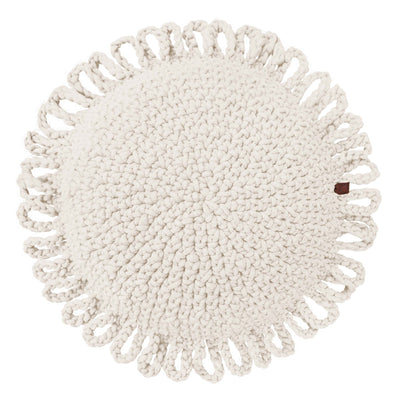 Crochet Kids Cushion Fun | Ivory-All Products,Cushions,SHOP-vendor-unknown-Yes Bebe