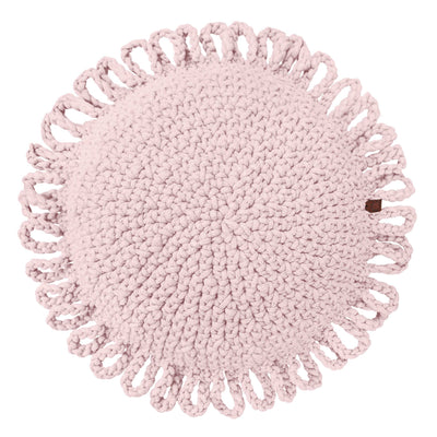 Crochet Kids Cushion Fun | Pale Pink-All Products,Cushions,SHOP-vendor-unknown-Yes Bebe