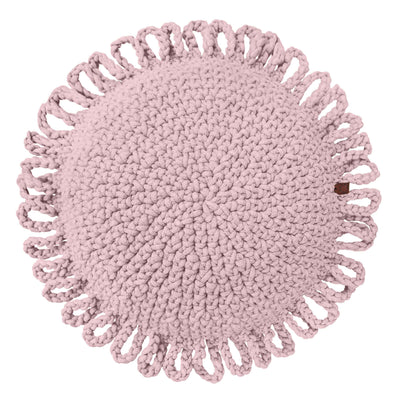 Crochet Kids Cushion Fun | Powder Pink-All Products,Cushions,SHOP-vendor-unknown-Yes Bebe