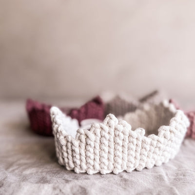 Natural Cotton Crown | Ivory-All Products,Christmas,SHOP-vendor-unknown-Yes Bebe