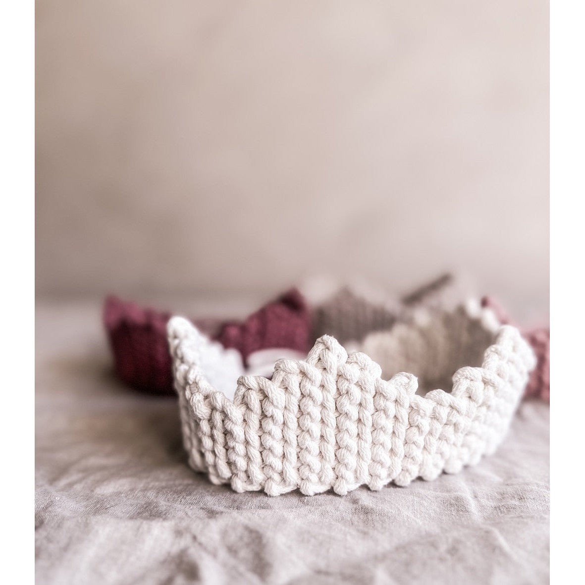 Natural Cotton Crown | Old Rose-All Products,Christmas,SHOP-vendor-unknown-Yes Bebe