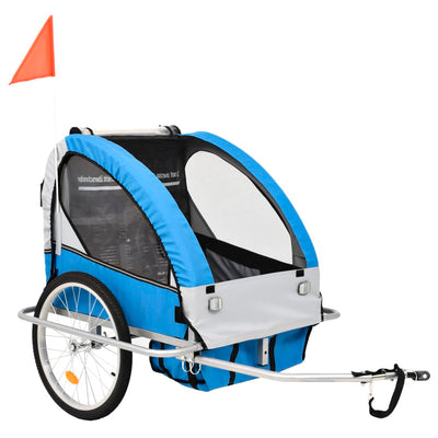 2-in-1 Kids' Bicycle Trailer & Stroller 40 kg Capacity