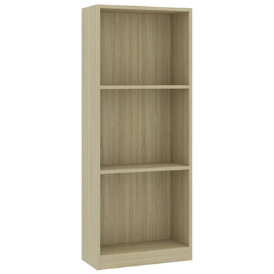 3-Tier Book Cabinet-vidaXL-Yes Bebe