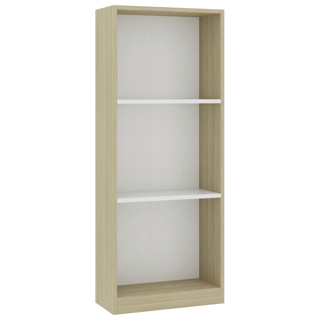 3-Tier Book Cabinet-vidaXL-Yes Bebe