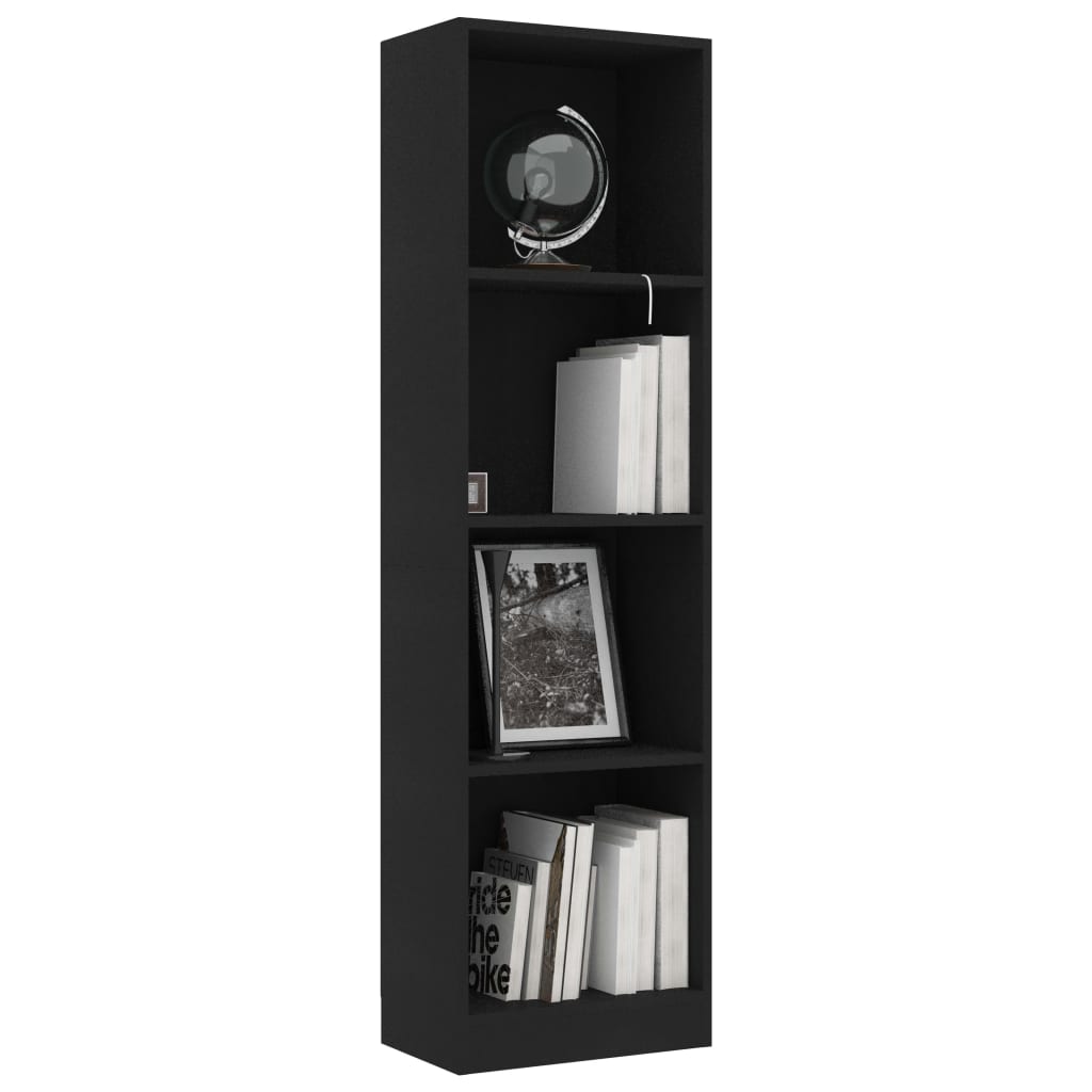 4-Tier Book Cabinet-vidaXL-Yes Bebe