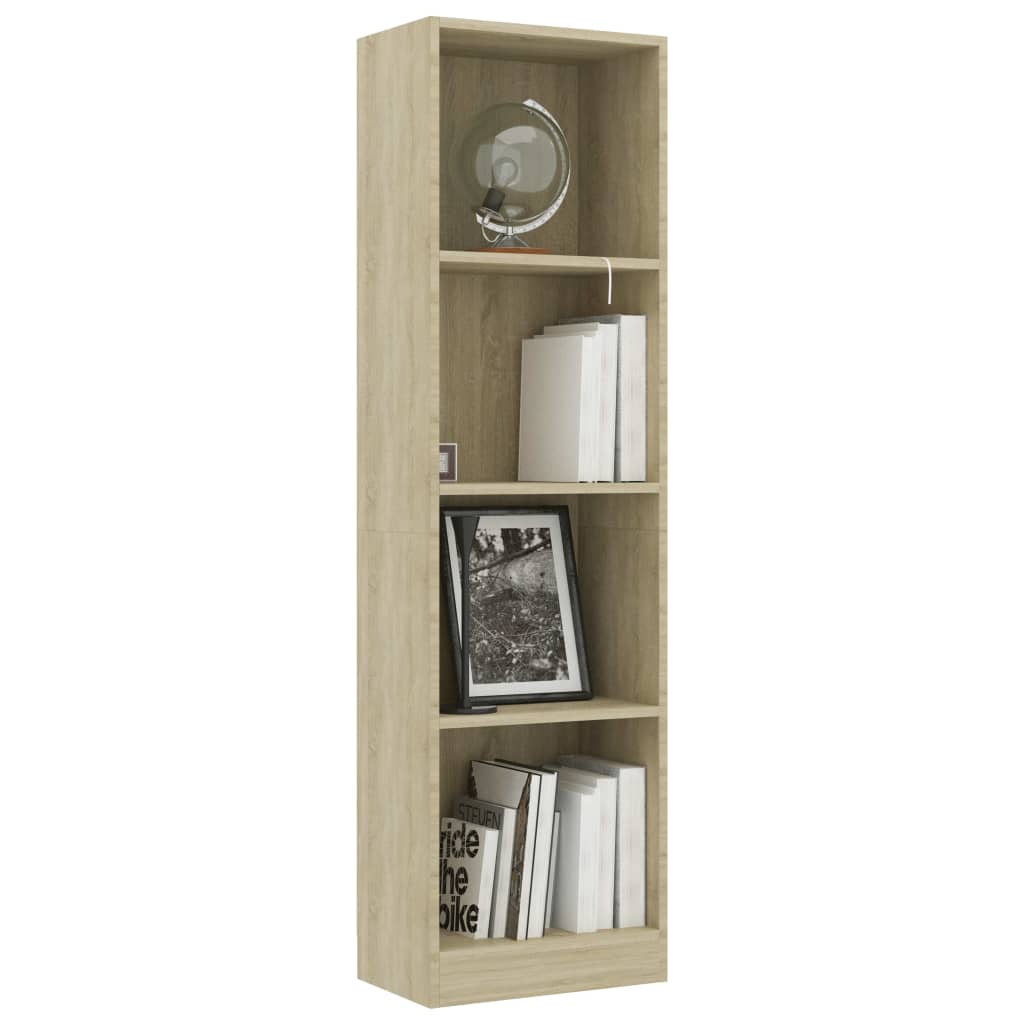 4-Tier Book Cabinet-vidaXL-Yes Bebe