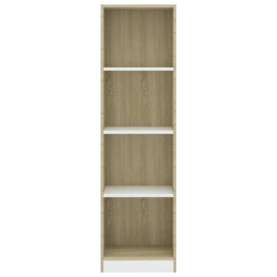 4-Tier Book Cabinet-vidaXL-Yes Bebe