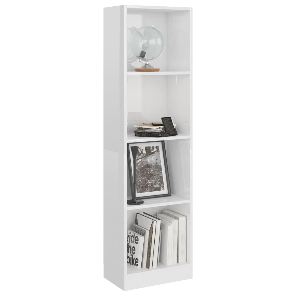 4-Tier Book Cabinet-vidaXL-Yes Bebe