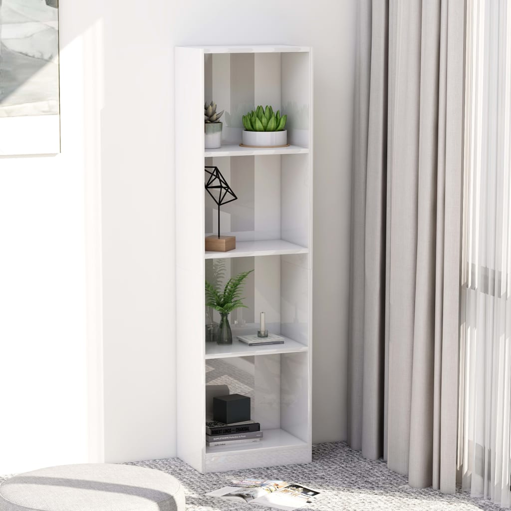 4-Tier Book Cabinet-vidaXL-Yes Bebe