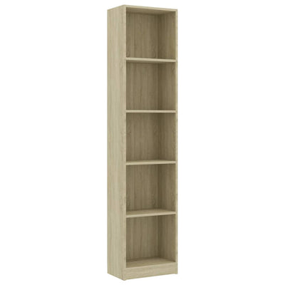 5-Tier Book Cabinet-vidaXL-Yes Bebe