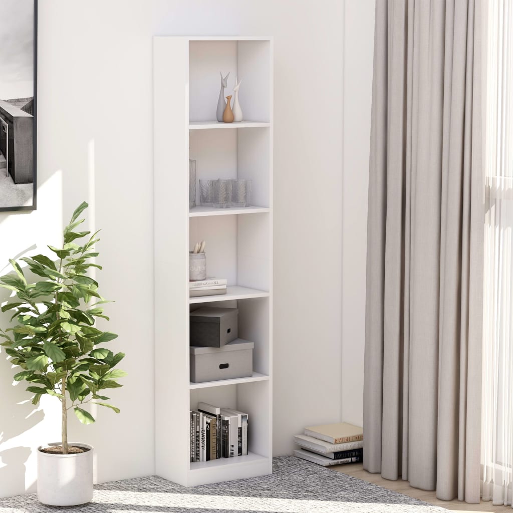 5-Tier Book Cabinet-vidaXL-Yes Bebe