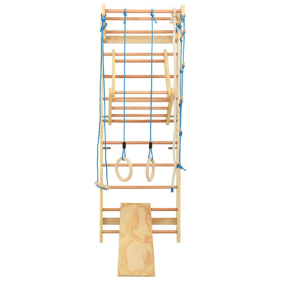 Indoor Climbing Playset with Ladders, Rings and Slide-Climbing Walls-vidaXL-Yes Bebe