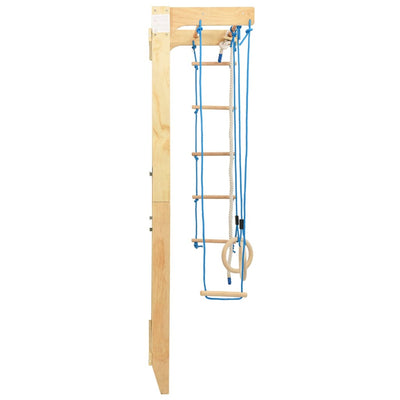 Indoor Climbing Playset with Ladders and Rings-Climbing Walls-vidaXL-Yes Bebe