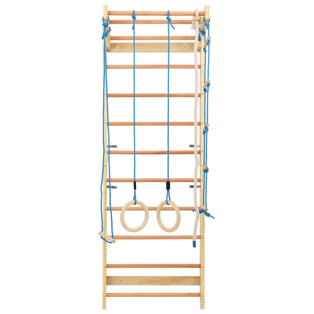 Indoor Climbing Playset with Ladders and Rings-Climbing Walls-vidaXL-Yes Bebe
