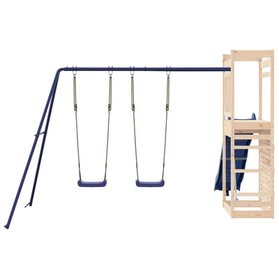 Outdoor Playset Solid Wood Pine-vidaXL-Yes Bebe