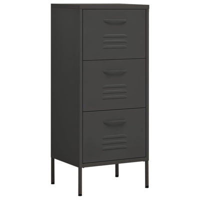 Storage Cabinet Anthracite 42.5x35x101.5 cm Steel-vidaXL-Yes Bebe