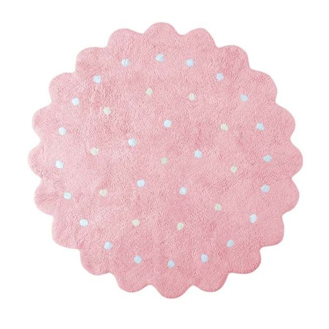 Washable Rug Little Biscuit - Pink