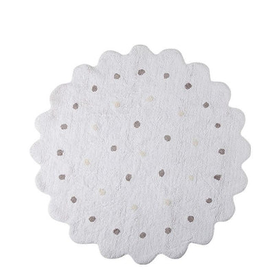 Washable Rug Little Biscuit - White